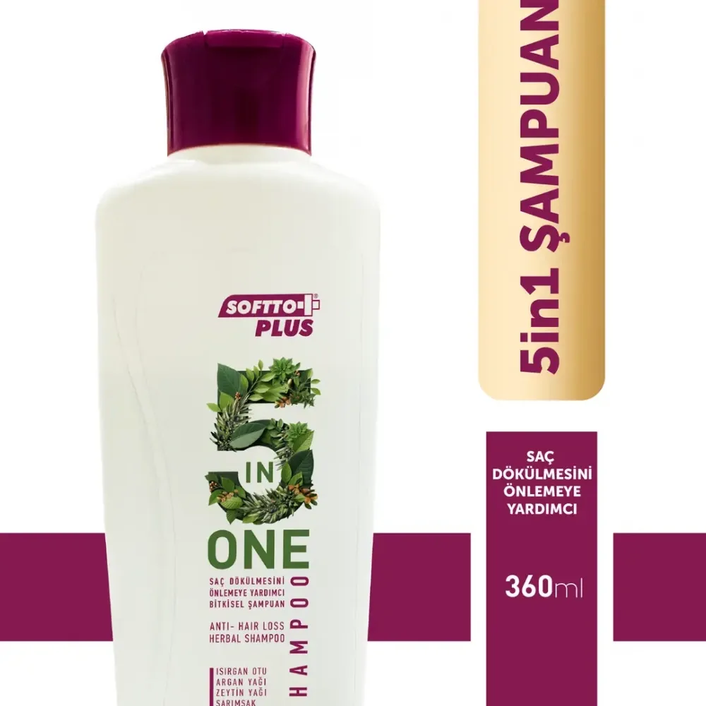 5in1 Güçlendirici Hacim Verici Bitkisel Şampuan 360 ml