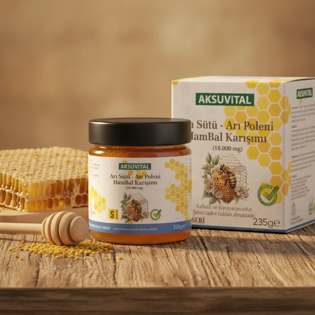 Arı Sütü Bal Polen 18.000 mg - Yetişkin