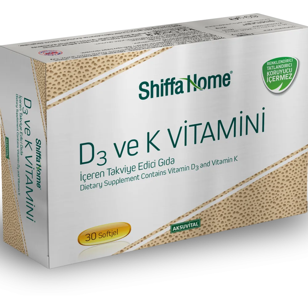 D3 ve K2 Vitamini 1340 mg Softjel