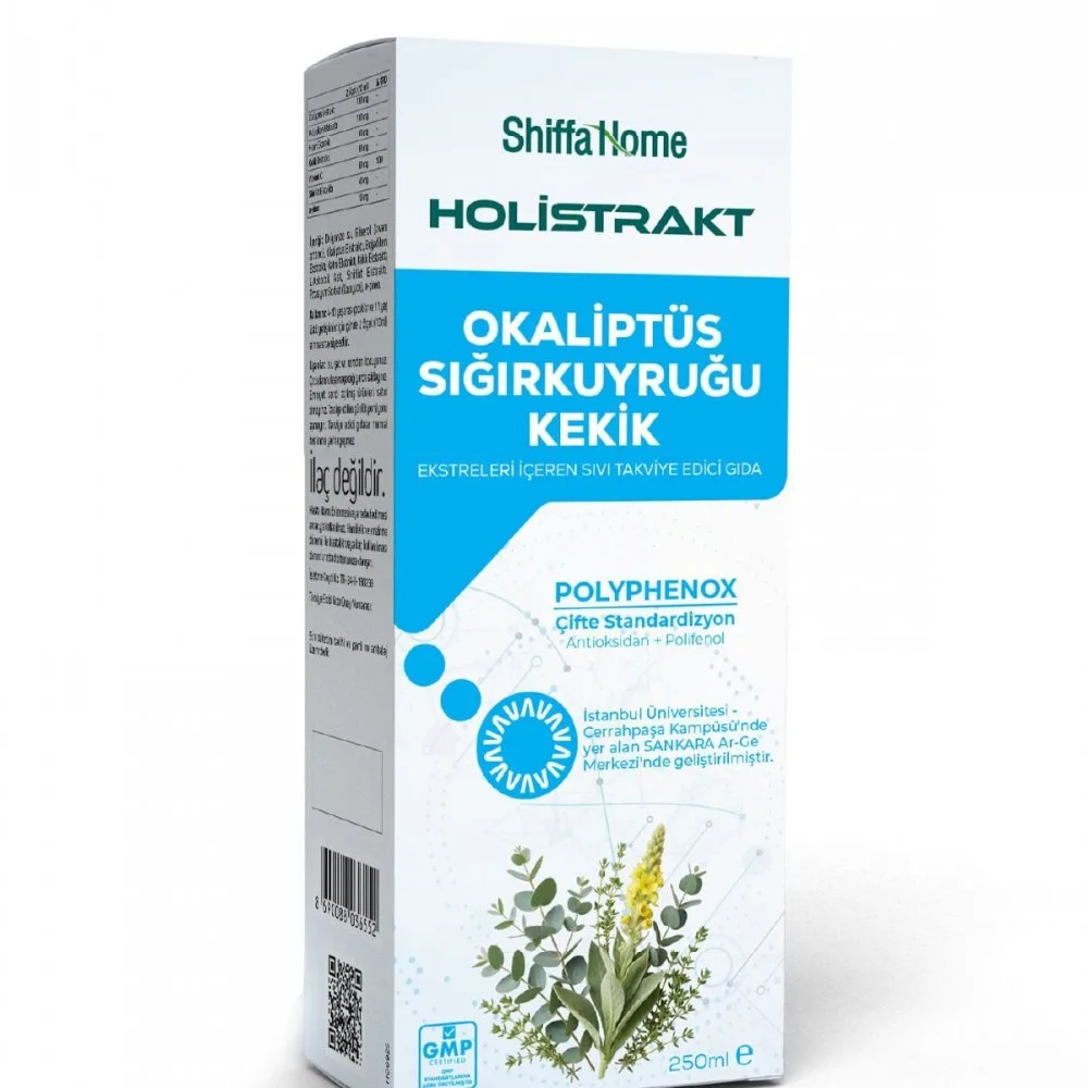 Holistrakt Okaliptus, Sığırkuyruğu ve Kekik Sıvı Ekstrat 250 ml