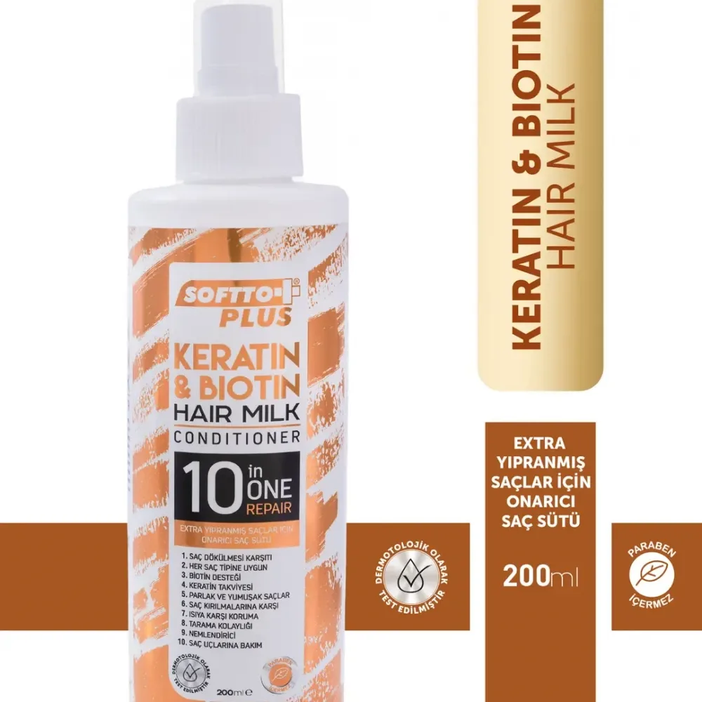 Keratın Biotin Saç Sütü 200ml