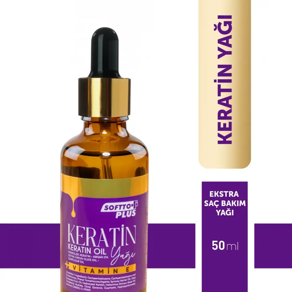 Keratin Saç Bakım Yağı 50 ml