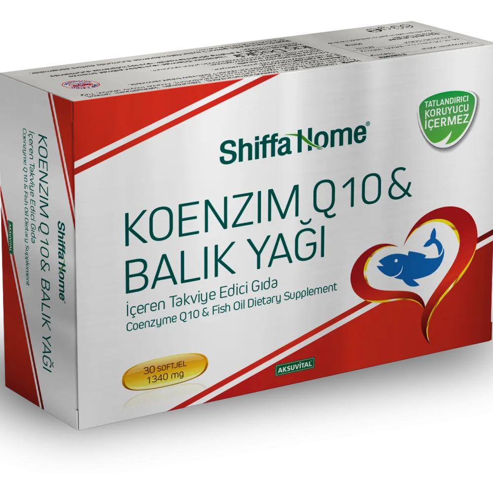 Koenzim Q10 & Balık Yağı 1340 mg 30 Softjel