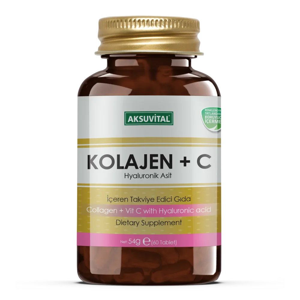 Kolajen + C Vitamini & Hyaluronik Asit 60 Tablet