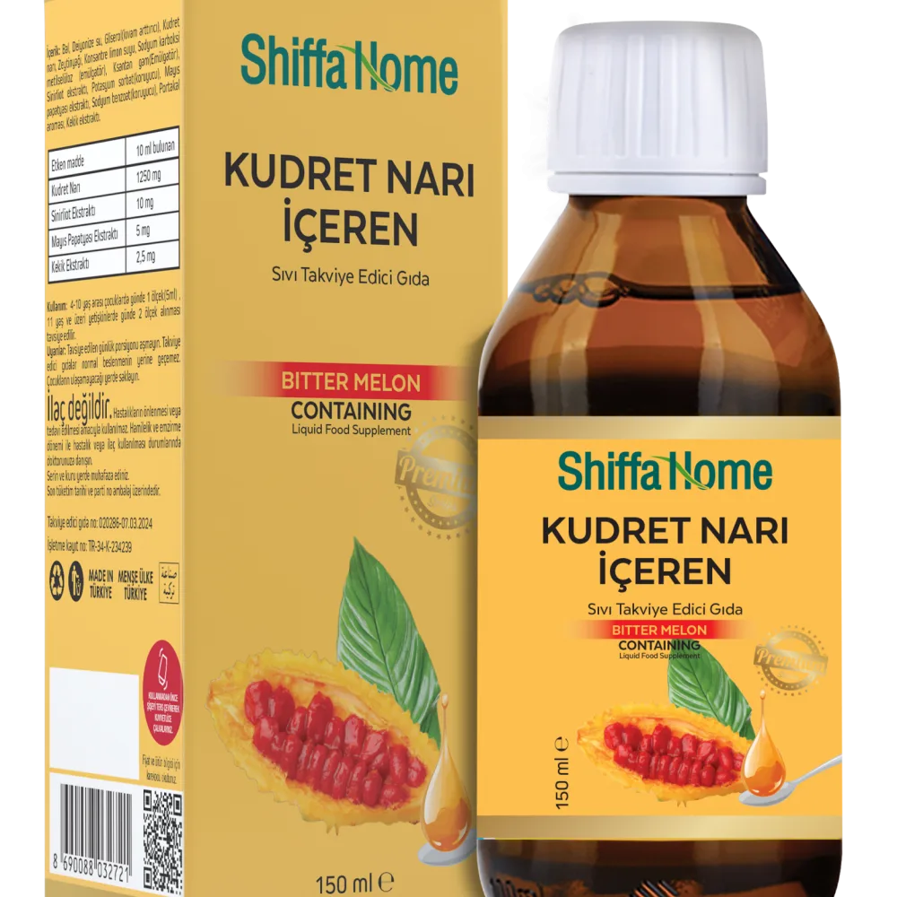 Kudret Narı İçeren 150 ml Şurup