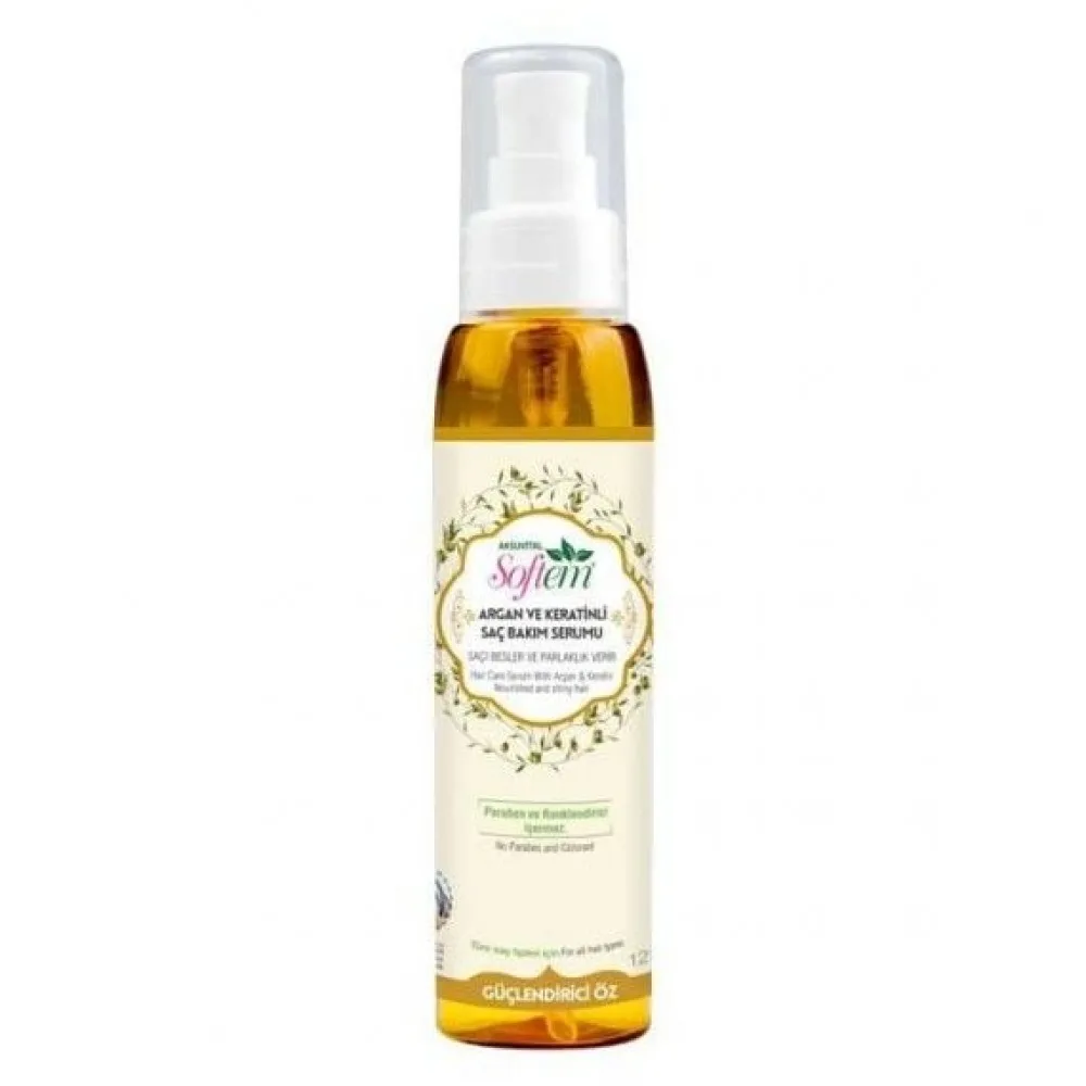Softem Argan ve Keratinli Saç Serumu