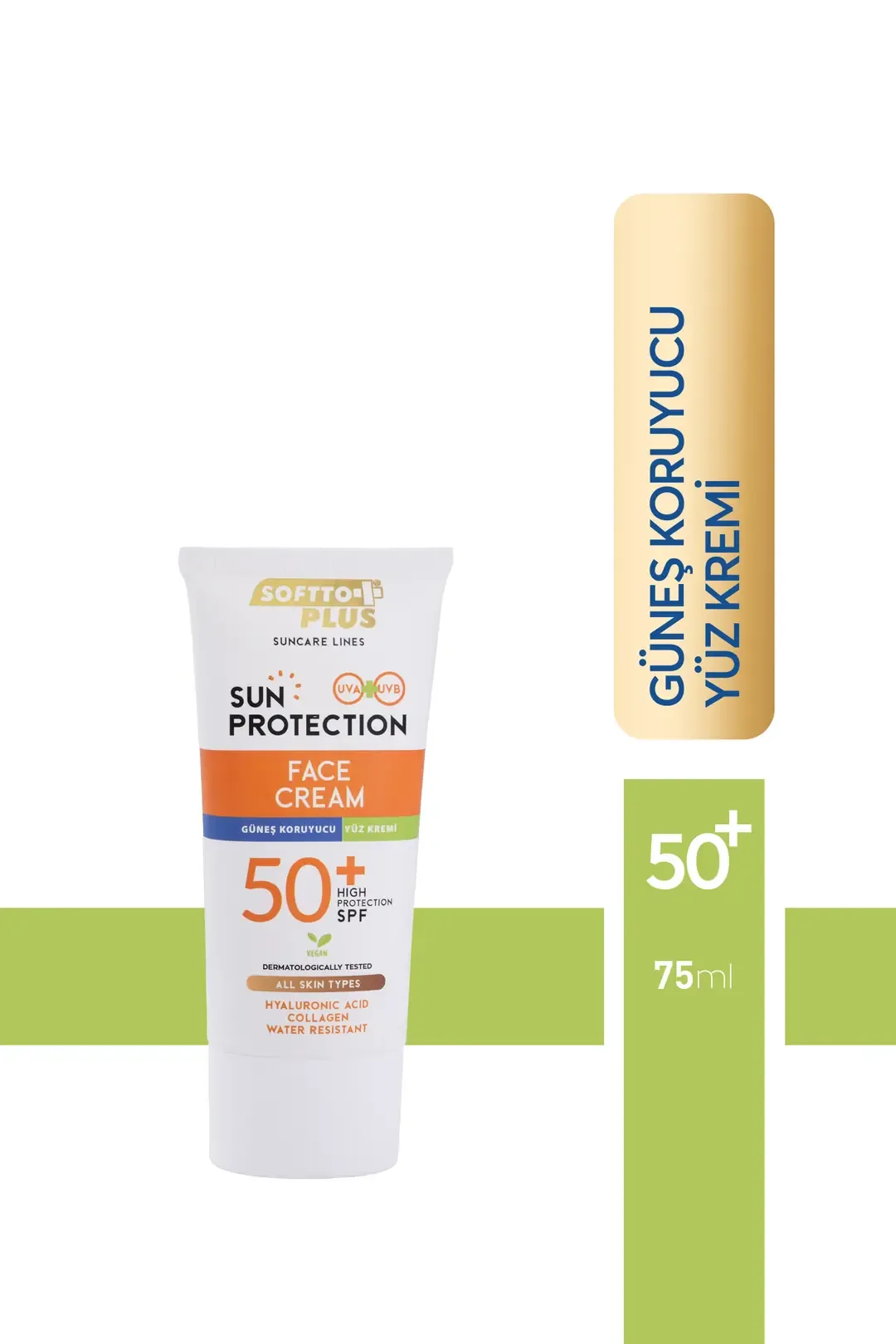 Softto Plus Güneş Koruyucu Yüz Kremi 75 Ml 50 Spf
